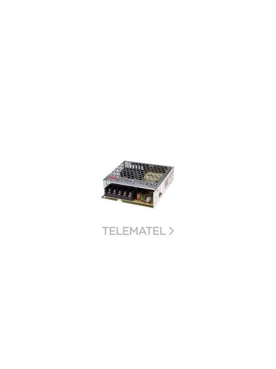 LRS-75-12 LEDME FUENTE ALIM TIRA LED MEAN WELL 75W 12vdc